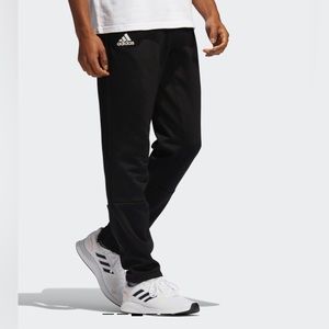 Men’s black size medium Adidas tapered athletic pants with ankle zips